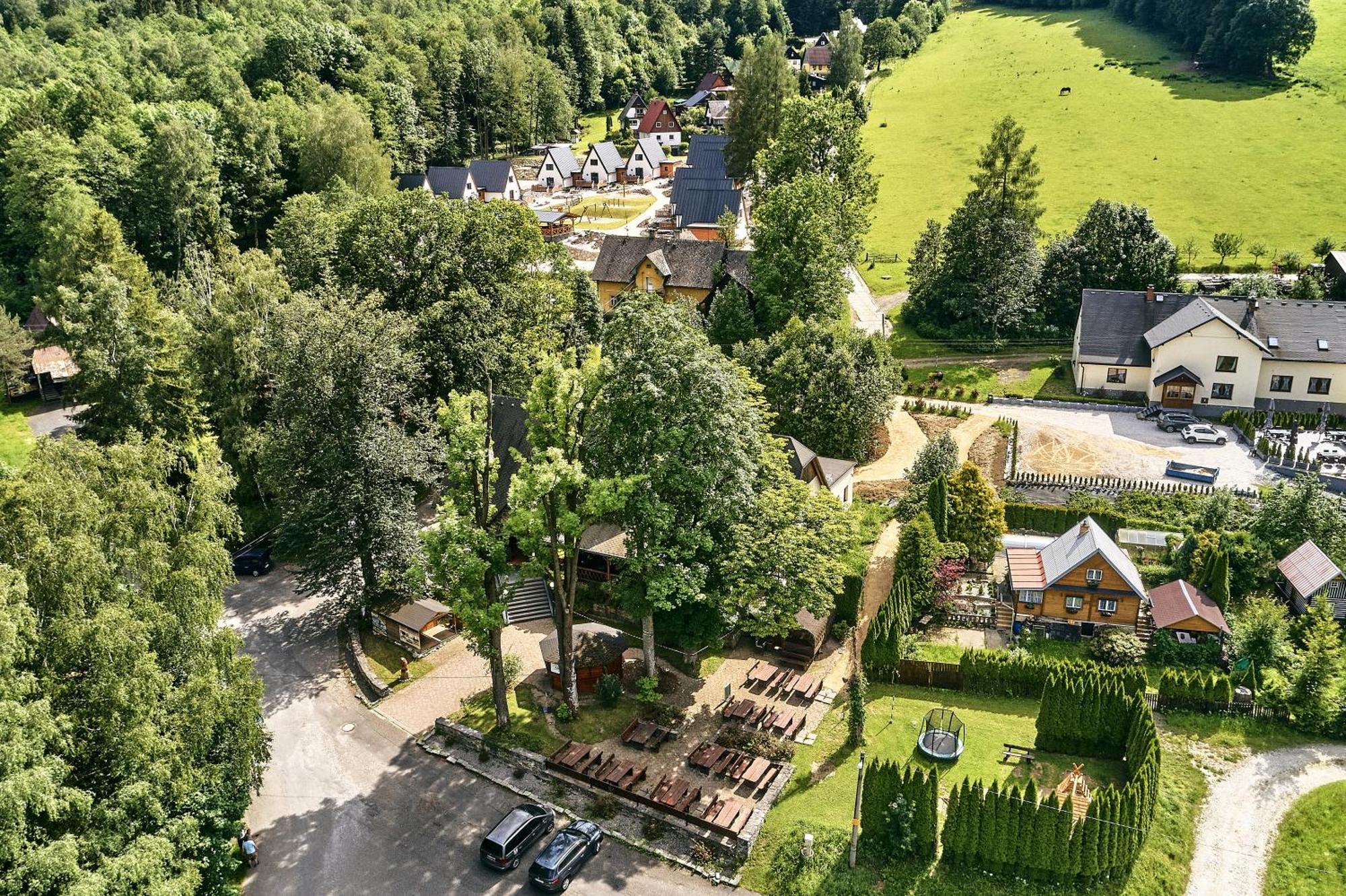 Pension Restaurant Bobrovník Lipová-lázně Exteriér fotografie